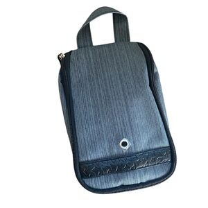 BVLGARI Bulgari for Emirates EUC Small Gray Hanging Toiletry Travel Bag